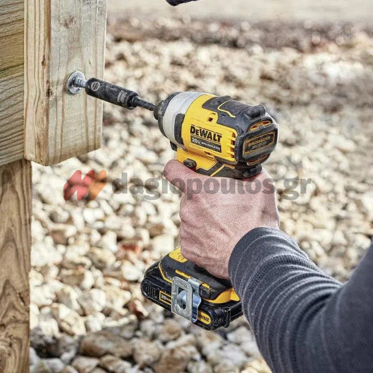 DeWalt DCF887NT Brushless Παλμικό Κατσαβίδι Μπαταρίας 18V Li-Ion 1/4" 205Nm SOLO & Βαλίτσα T-Stak