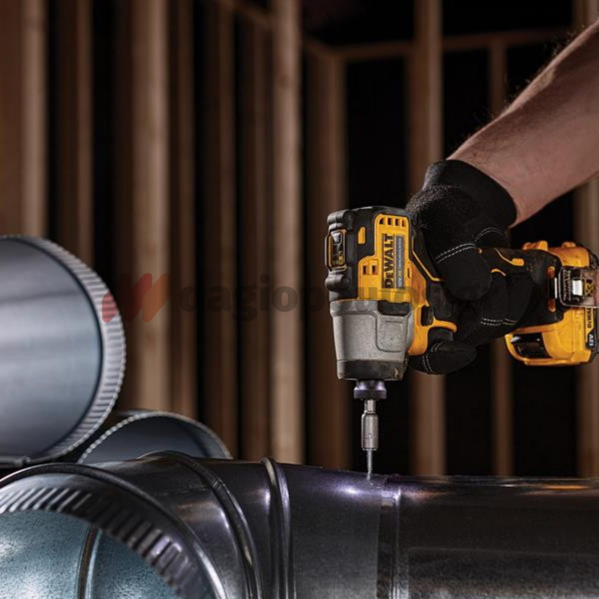 DeWalt DCF887NT Brushless Παλμικό Κατσαβίδι Μπαταρίας 18V Li-Ion 1/4" 205Nm SOLO & Βαλίτσα T-Stak