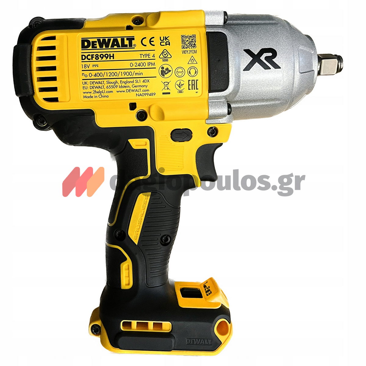 DeWalt DCF899P2-QW Brushless Μπουλονόκλειδο Μπαταρίας 1/2" Με 2 Μπατ.5.0Ah - Τσάντα Μεταφοράς