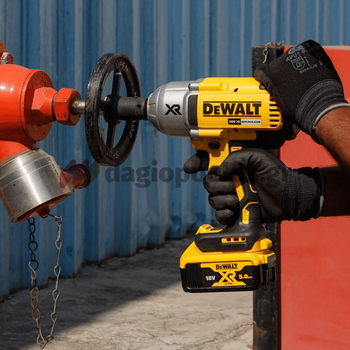 DeWalt DCF899P2-QW Brushless Μπουλονόκλειδο Μπαταρίας 1/2" Με 2 Μπατ.5.0Ah - Τσάντα Μεταφοράς