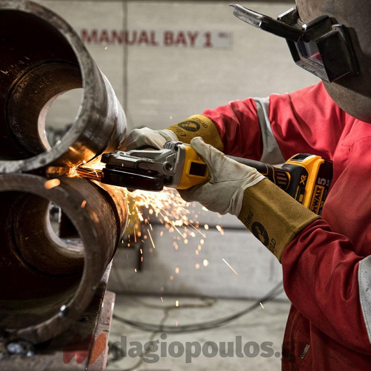 DeWalt DCG405FN-XJ Brushless Γωνιακός Τροχός Μπαταρίας 18V Li-Ion XR 125mm SOLO ΧΑΜΗΛΟΥ ΠΡΟΦΙΛ