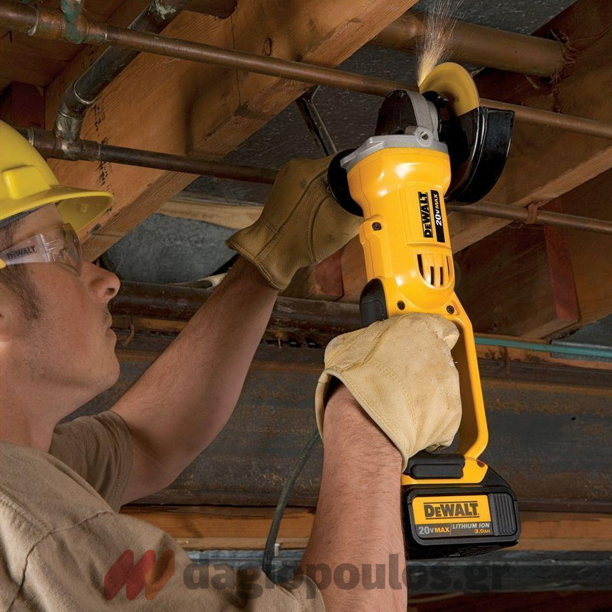 DeWalt DCK305P3T-QW Brushless Συλλογή Πιστολέτο Πνευματικό, Παλμικό Κατσαβίδι, Γωνιακός Τροχός 18V Li-Ion Με 3 Μπαταρίες 5.0Ah & Βαλίτσες T-Stak