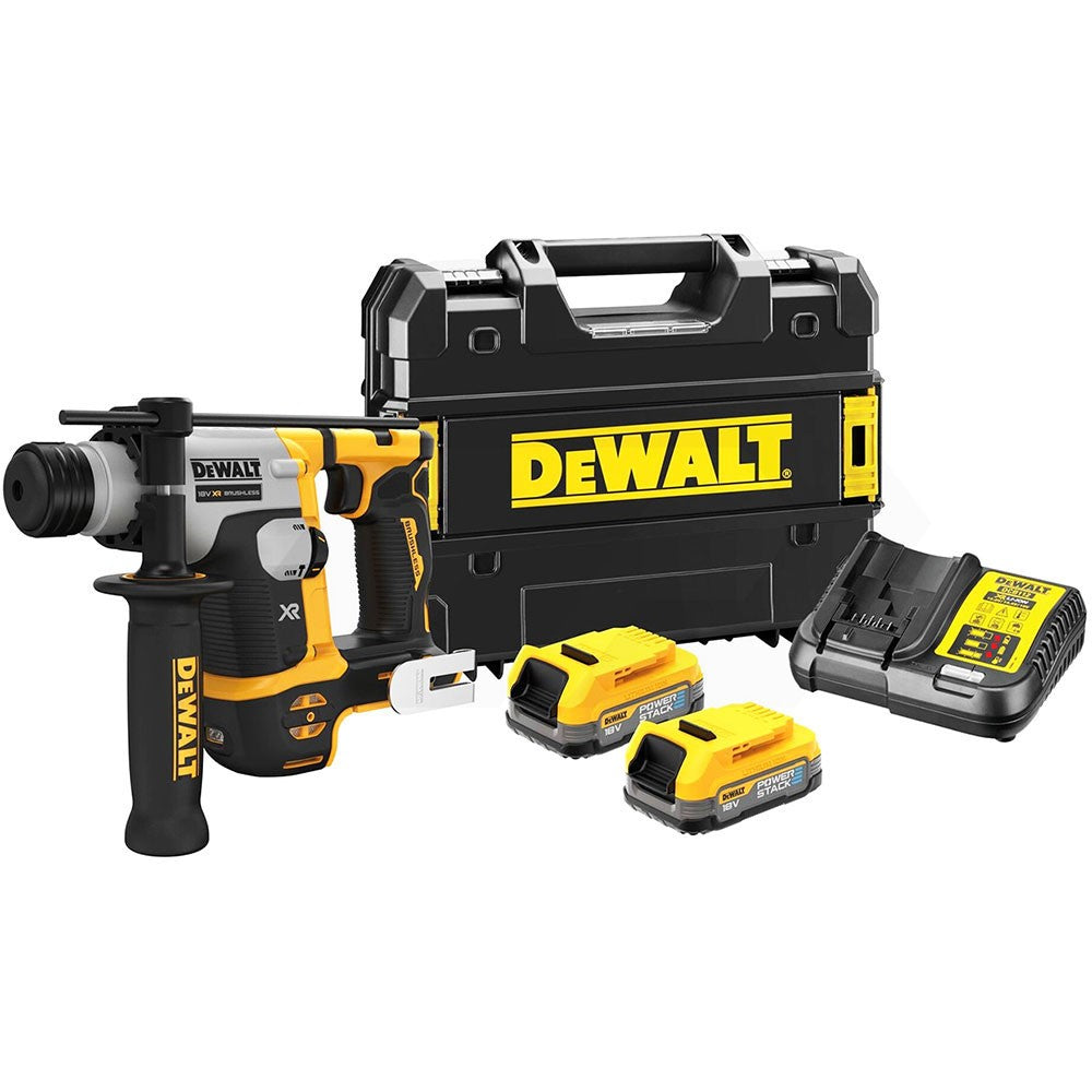 DeWalt DCH172E2T SDS Plus Brushless Πνευματικό Περιστροφικό Σκαπτικό Πιστολέτο 18V Li-Ion 1.4J 1.8kgr Με 2 Μπαταρίες 1.7Ah & Βαλίτσα T-Stak