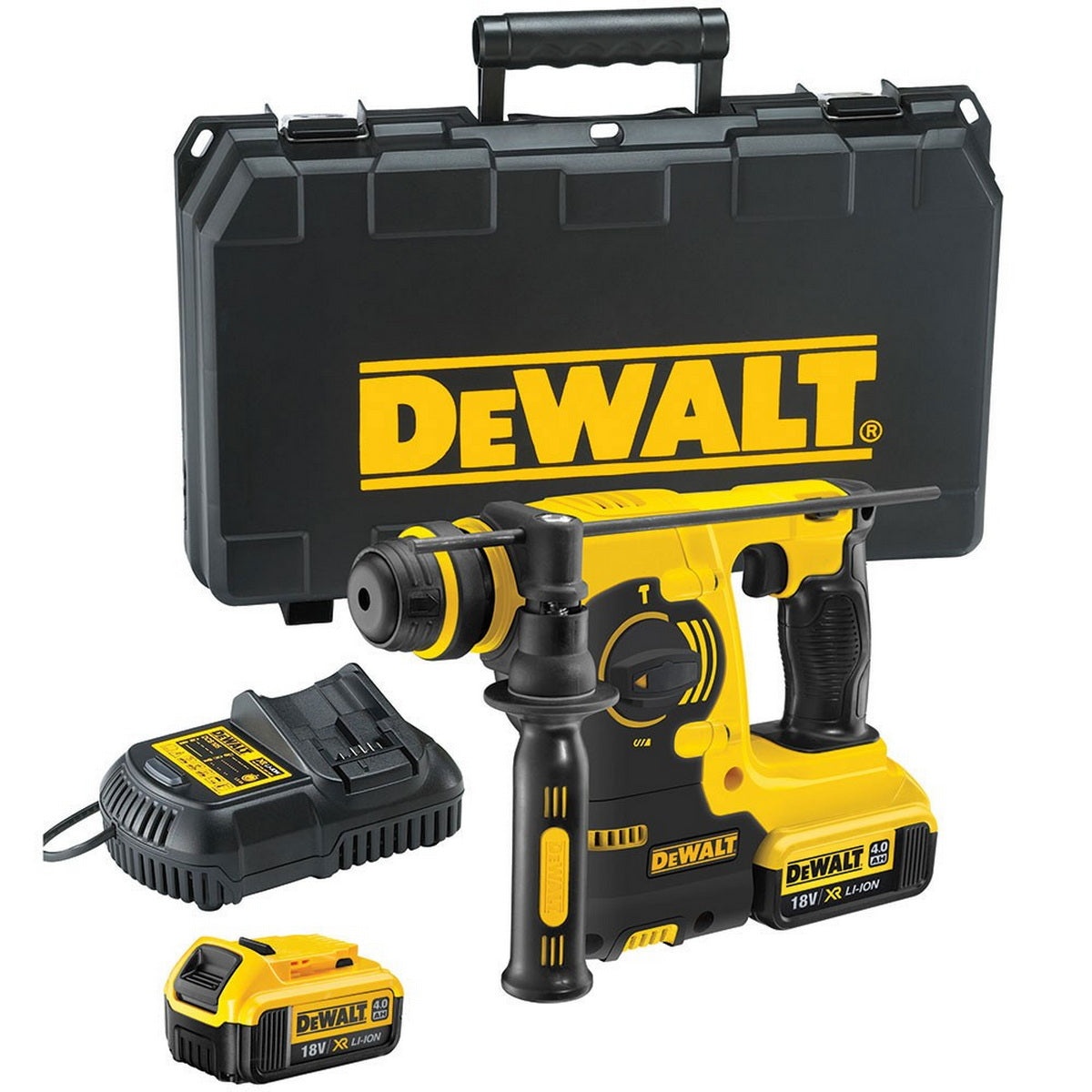 DeWalt DCH253M2 SDS Plus Σκαπτικό Περιστροφικό Πνευματικό Πιστολέτο 18V Li-Ion 2.1J Με 2 Μπαταρίες 4.0Ah & Βαλίτσα