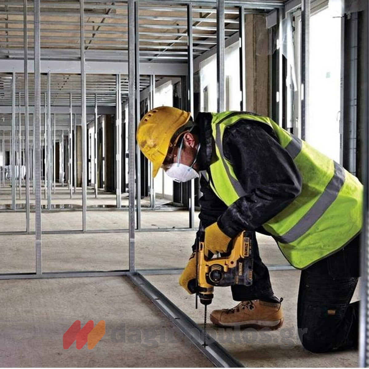 DeWalt DCH253M2 SDS Plus Σκαπτικό Περιστροφικό Πνευματικό Πιστολέτο 18V Li-Ion 2.1J Με 2 Μπαταρίες 4.0Ah & Βαλίτσα