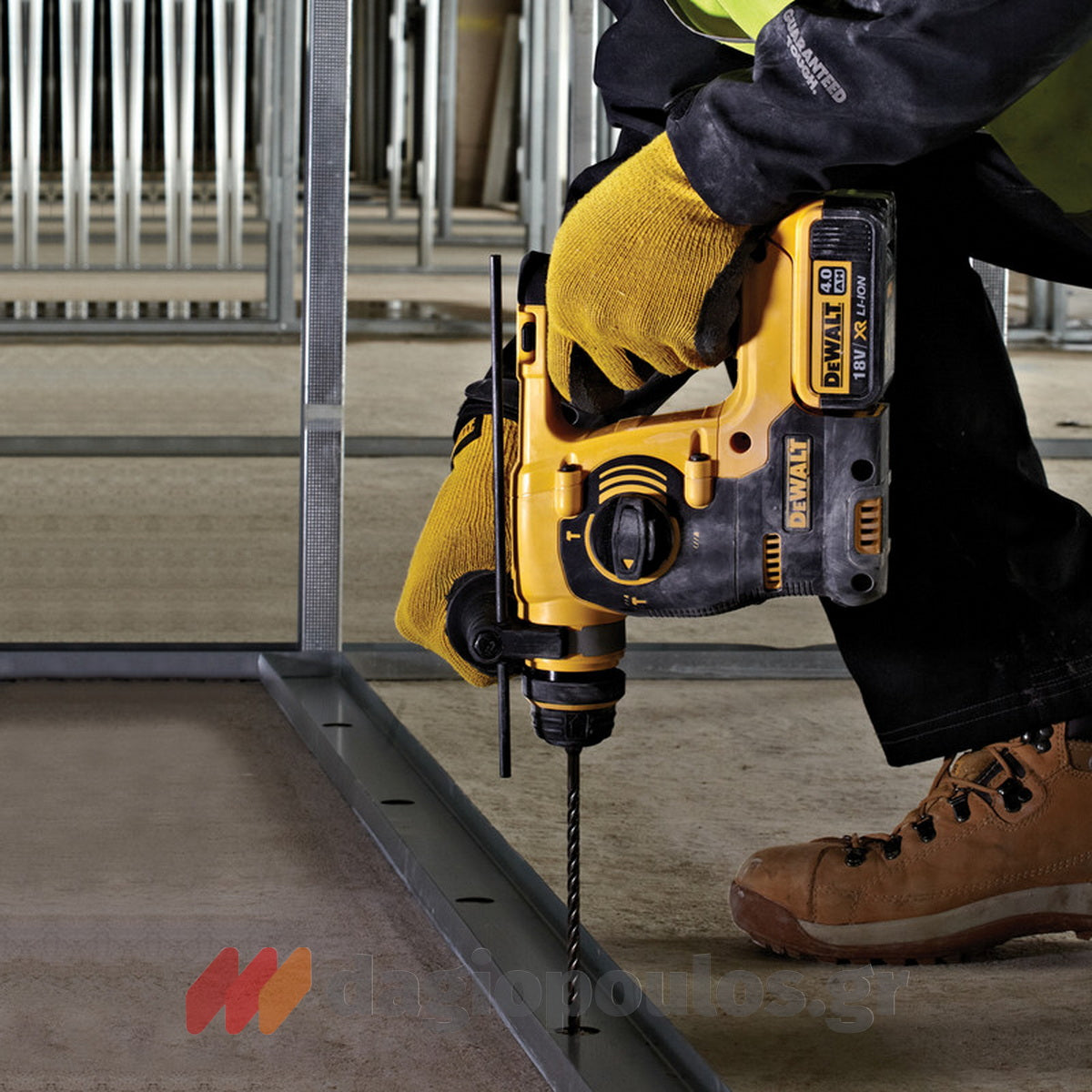 DeWalt DCH253M2 SDS Plus Σκαπτικό Περιστροφικό Πνευματικό Πιστολέτο 18V Li-Ion 2.1J Με 2 Μπαταρίες 4.0Ah & Βαλίτσα