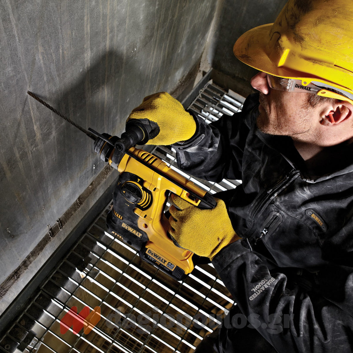 DeWalt DCH253M2 SDS Plus Σκαπτικό Περιστροφικό Πνευματικό Πιστολέτο 18V Li-Ion 2.1J Με 2 Μπαταρίες 4.0Ah & Βαλίτσα