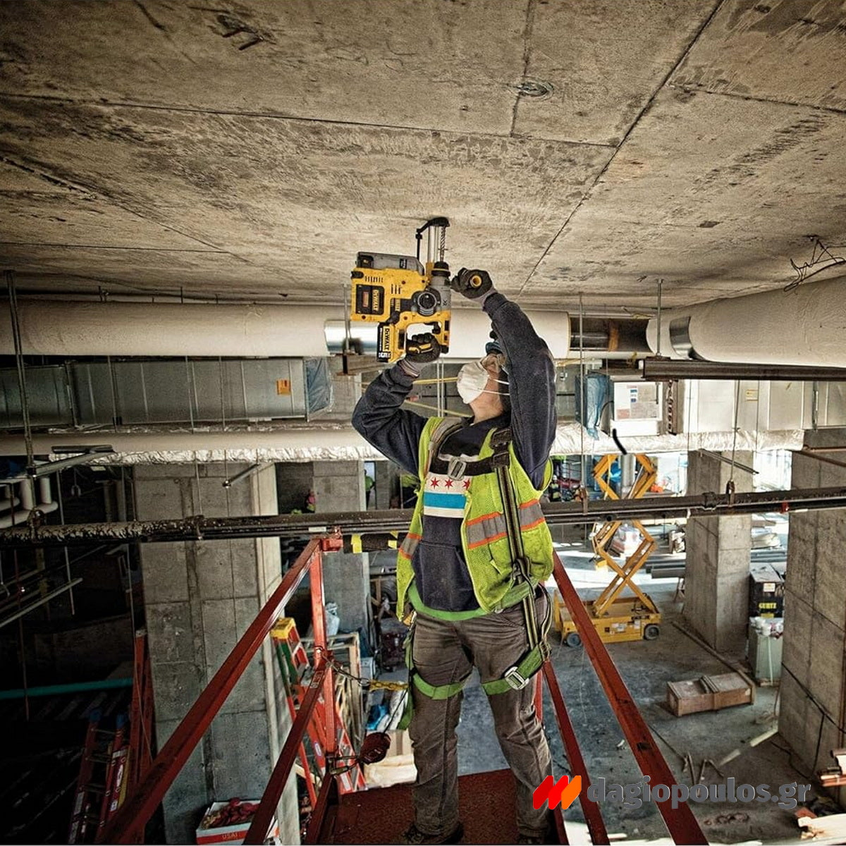 DeWalt DCH273N-XJ SDS Plus Brushless Σκαπτικό Περιστροφικό Πνευματικό Πιστολέτο 18V Li-Ion SOLO