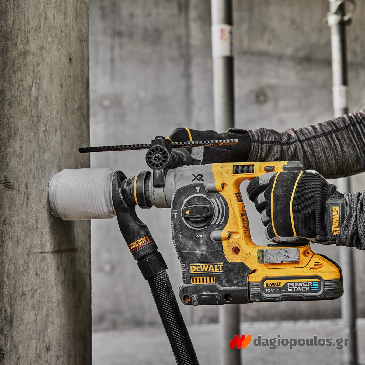 DeWalt DCH273P2T-QW SDS Plus Brushless Σκαπτικό Περιστροφικό Πνευματικό Πιστολέτο 18V Li-Ion Με 2 Μπαταρίες 5.0Ah XR & Βαλίτσα
