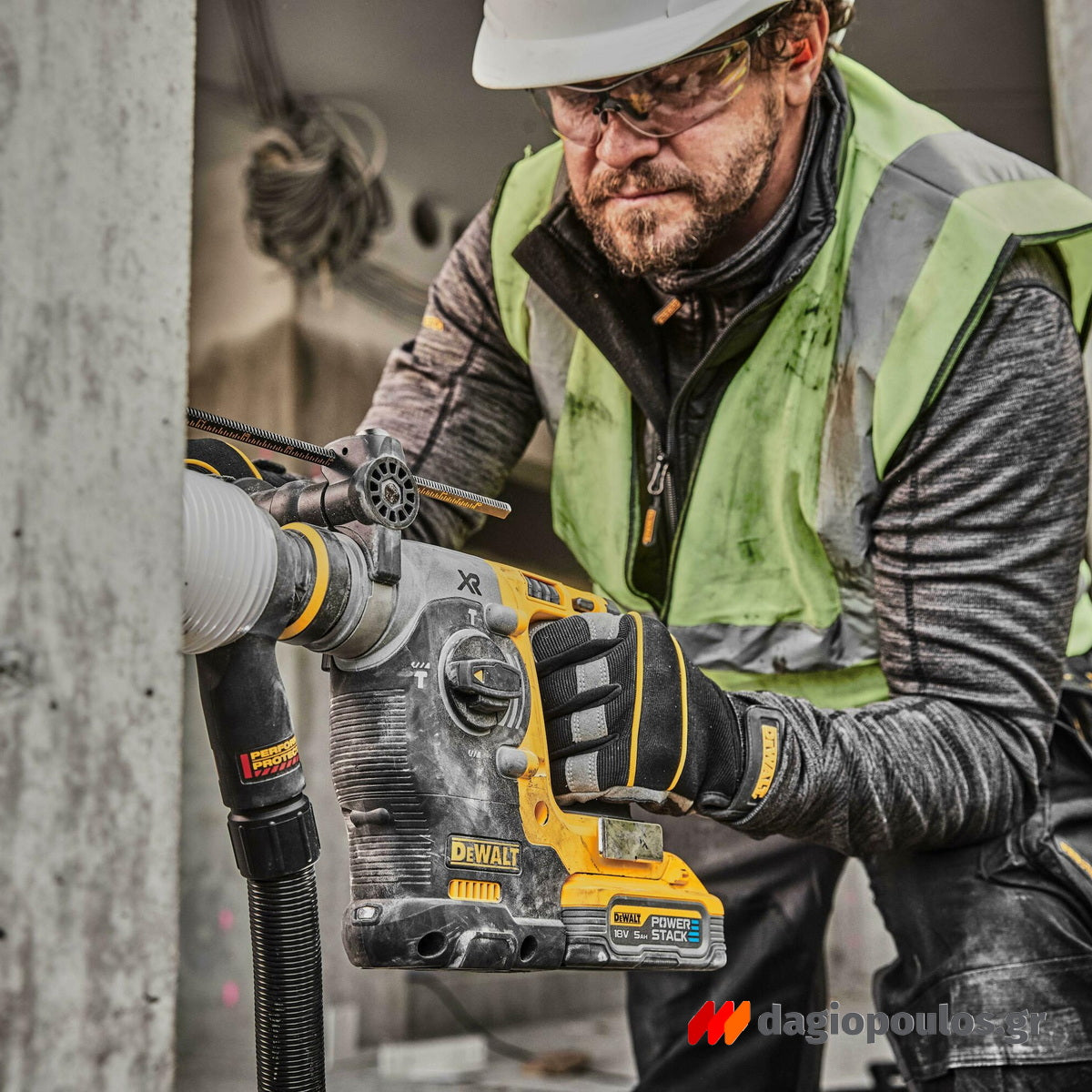 DeWalt DCH273P2T-QW SDS Plus Brushless Σκαπτικό Περιστροφικό Πνευματικό Πιστολέτο 18V Li-Ion Με 2 Μπαταρίες 5.0Ah XR & Βαλίτσα