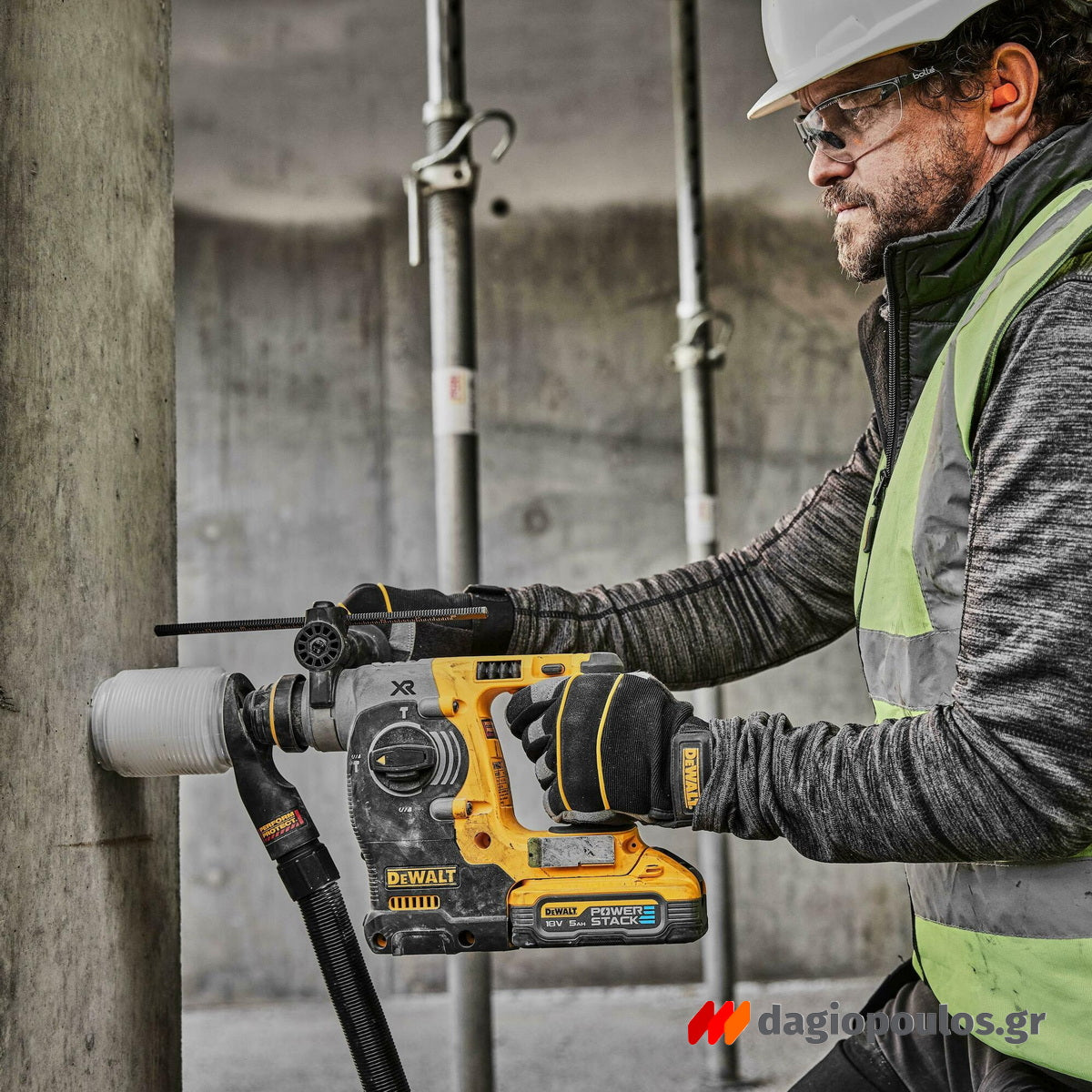 DeWalt DCH273P2T-QW SDS Plus Brushless Σκαπτικό Περιστροφικό Πνευματικό Πιστολέτο 18V Li-Ion Με 2 Μπαταρίες 5.0Ah XR & Βαλίτσα