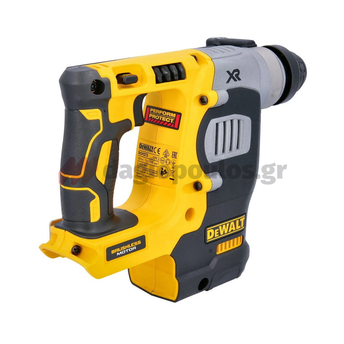 DeWalt DCH273N-XJ SDS Plus Brushless Σκαπτικό Περιστροφικό Πνευματικό Πιστολέτο 18V Li-Ion SOLO