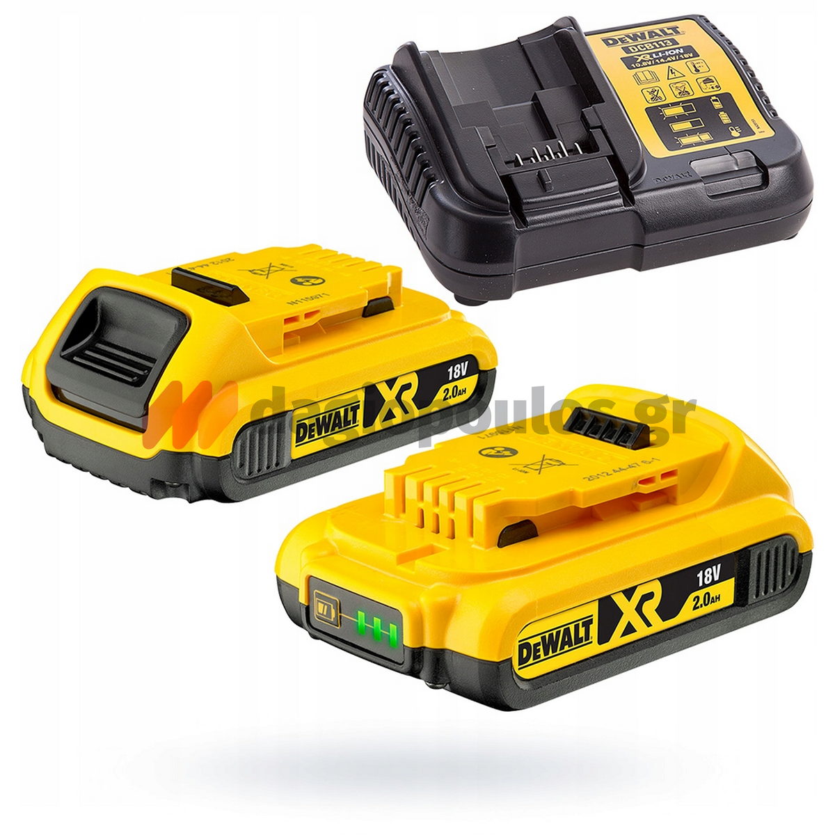 DeWalt DCK2060D2T Brushless Συλλογή Κρουστικό Δραπανοκατσάβιδο & Παλμικό Κατσαβίδι 18V Li-Ion Με 2 Μπαταρίες 2.0Ah & Βαλίτσα