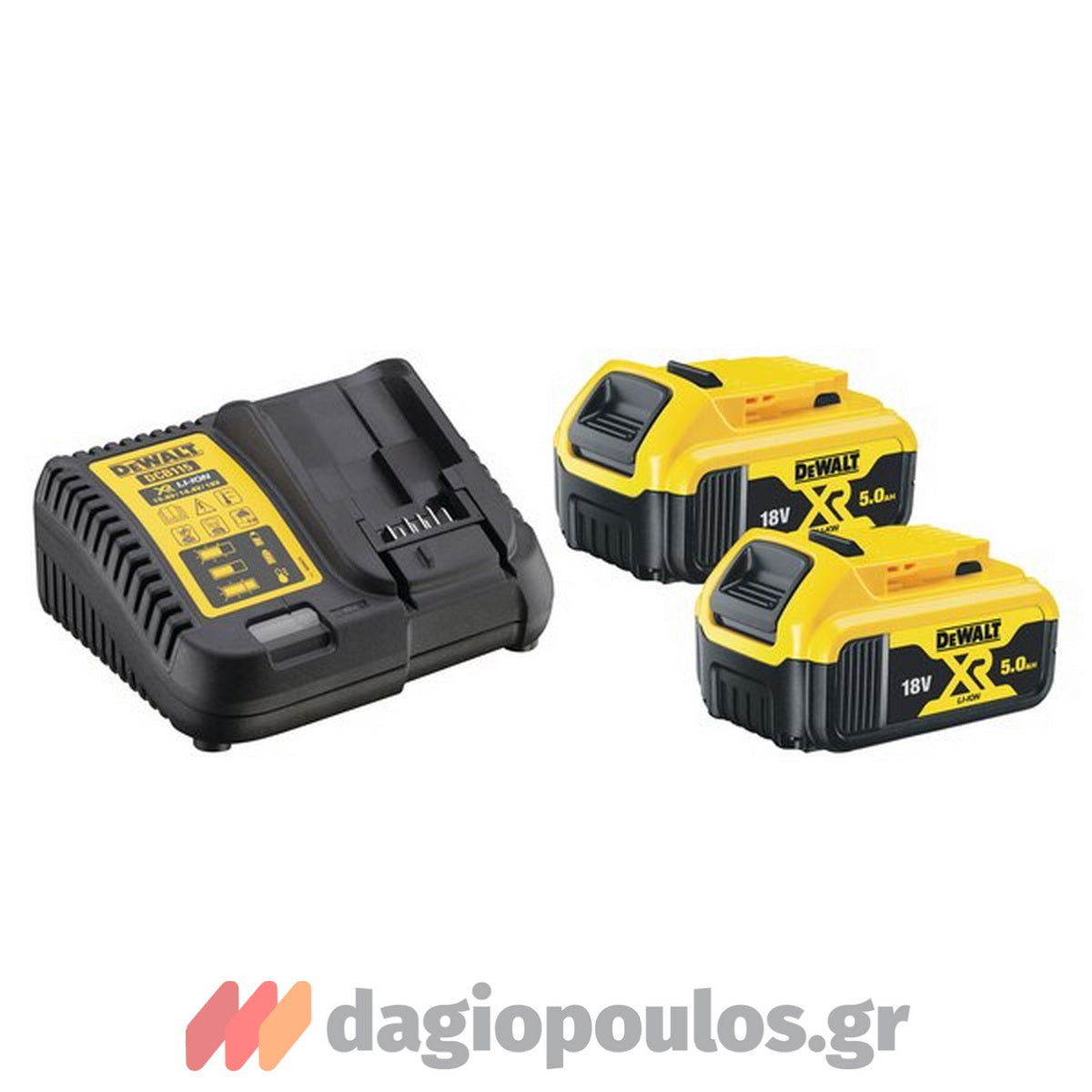 DeWalt DCK2080P2T Brushless Συλλογή Δραπανοκατσάβιδο & Γωνιακός Τροχός 18V Li-Ion Με 2 Μπαταρίες 5.0Ah & Βαλίτσα T-Stak