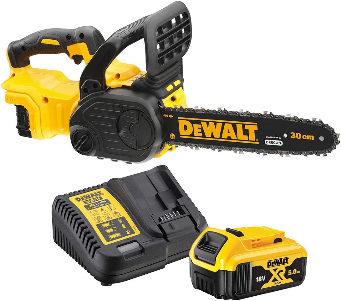 DeWalt DCM565P1-QW Brushless Αλυσοπρίονο Μπαταρίας 18V Li-Ion Με Μπαταρία XR 5.0Ah