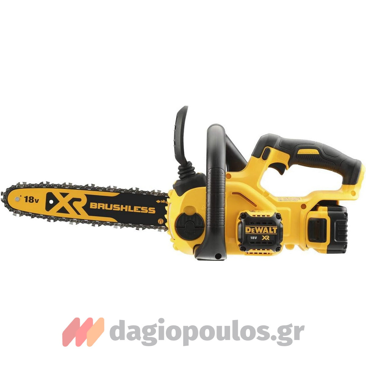 DeWalt DCM565P1-QW Brushless Αλυσοπρίονο Μπαταρίας 18V Li-Ion Με Μπαταρία XR 5.0Ah