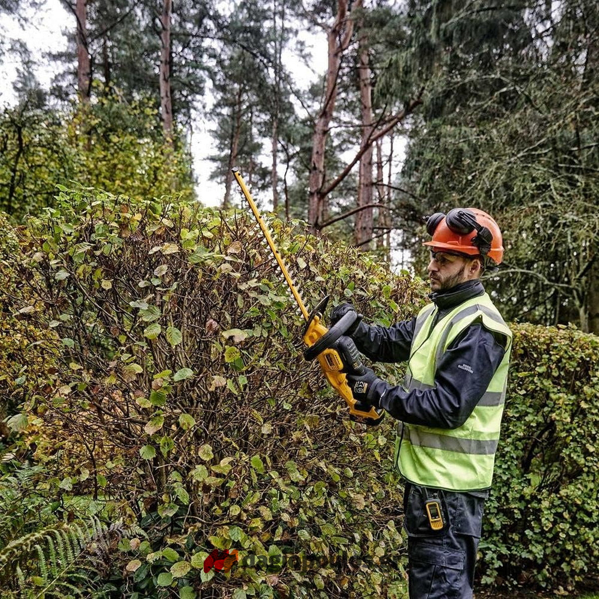 DeWalt DCMHT563P1-QW Brushless Ψαλίδι Μπορντούρας (Μπορντουροψάλιδο) Μπαταρίας XR 18V Li-Ion Με Μπαταρία 5.0Ah