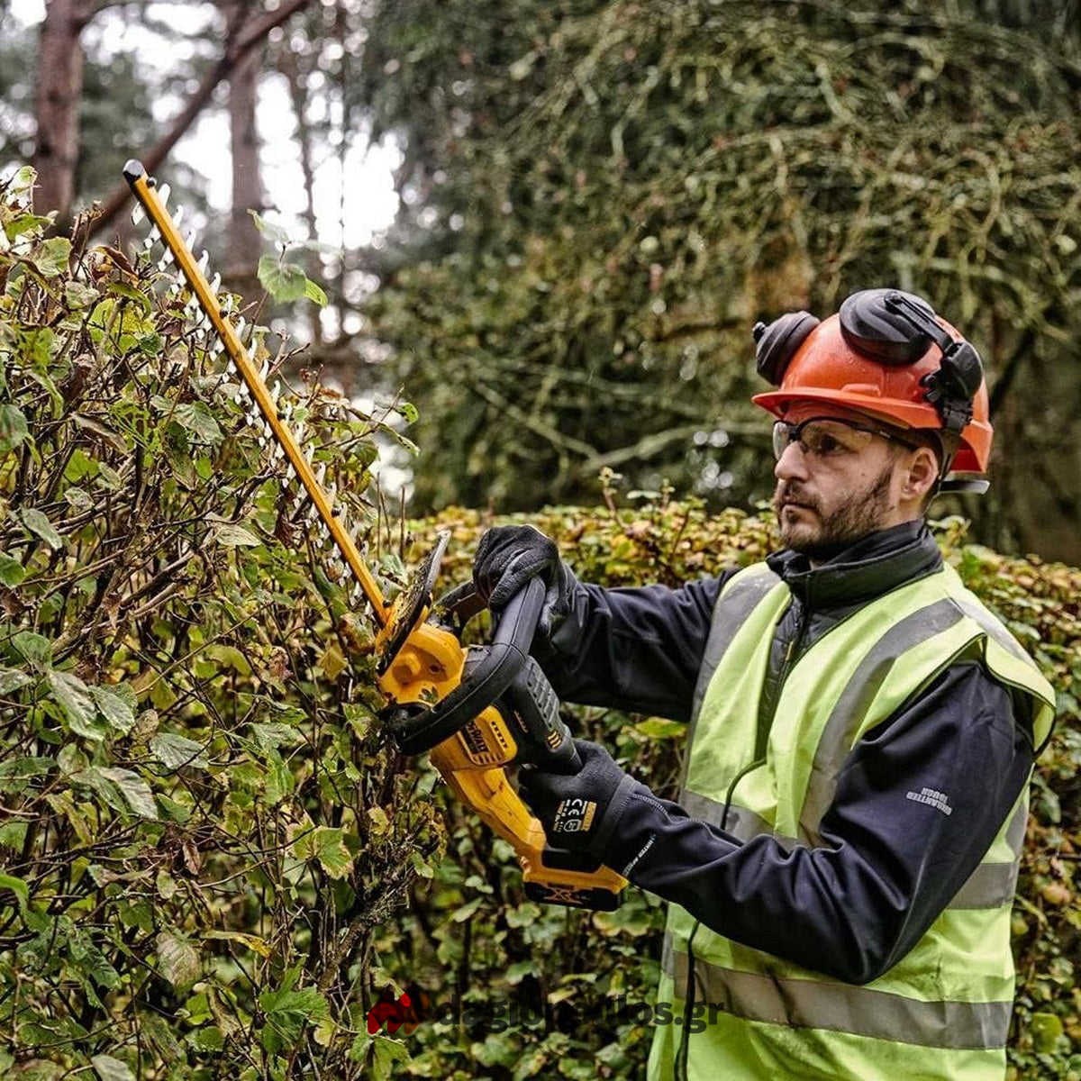 DeWalt DCMHT563P1-QW Brushless Ψαλίδι Μπορντούρας (Μπορντουροψάλιδο) Μπαταρίας XR 18V Li-Ion Με Μπαταρία 5.0Ah