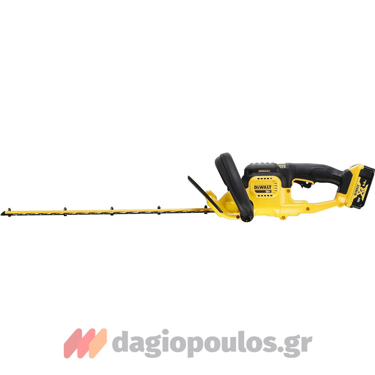 DeWalt DCMHT563P1-QW Brushless Ψαλίδι Μπορντούρας (Μπορντουροψάλιδο) Μπαταρίας XR 18V Li-Ion Με Μπαταρία 5.0Ah