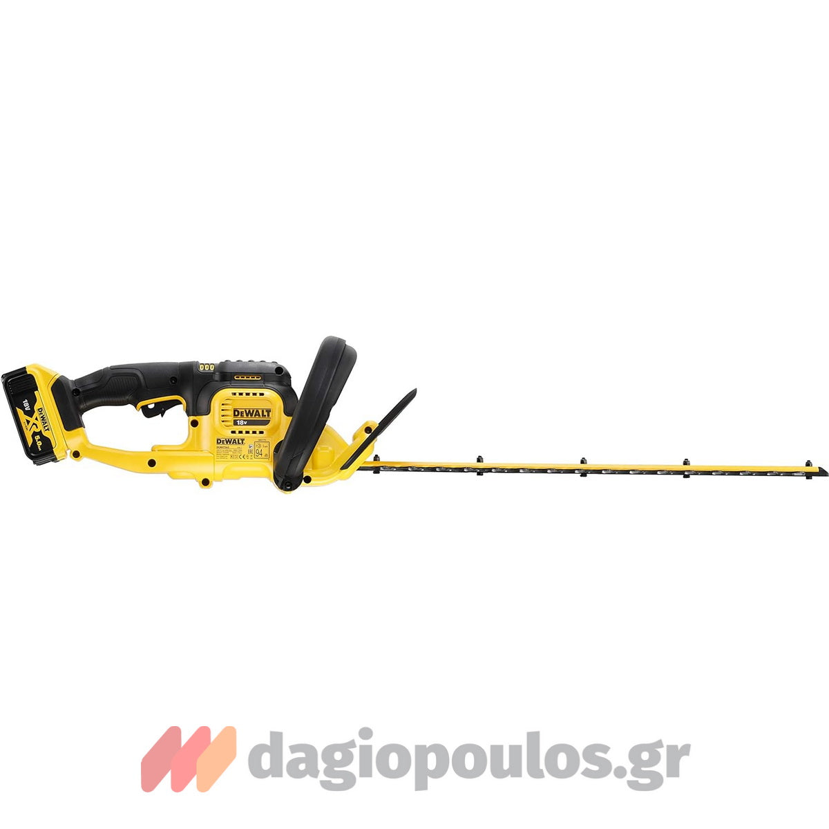 DeWalt DCMHT563P1-QW Brushless Ψαλίδι Μπορντούρας (Μπορντουροψάλιδο) Μπαταρίας XR 18V Li-Ion Με Μπαταρία 5.0Ah