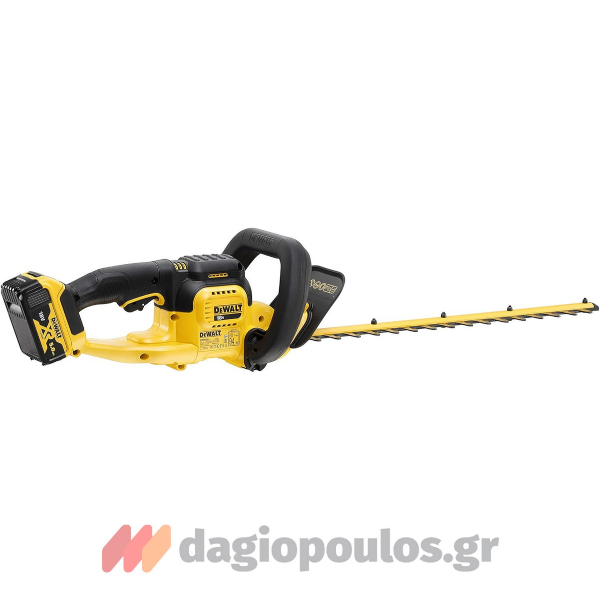DeWalt DCMHT563P1-QW Brushless Ψαλίδι Μπορντούρας (Μπορντουροψάλιδο) Μπαταρίας XR 18V Li-Ion Με Μπαταρία 5.0Ah