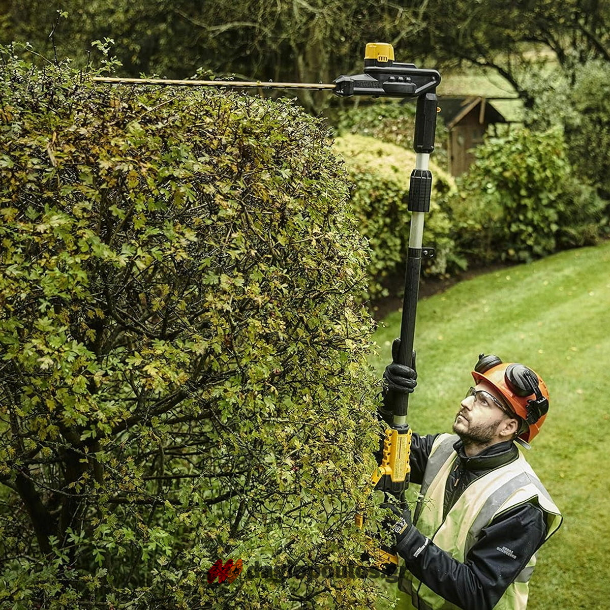 DeWalt DCMPH566P1 Brushless Ψαλίδι Μπορντούρας (Μπορντουροψάλιδο) Μπαταρίας XR 18V Li-Ion Με Μπαταρία 5.0Ah Σπαστό Επεκτεινόμενο