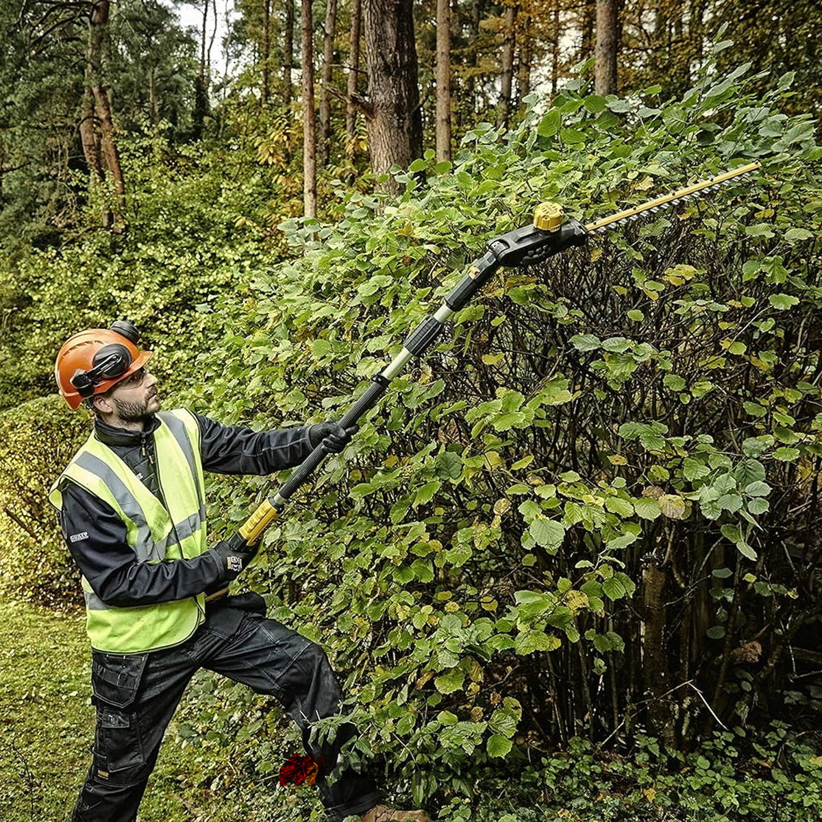 DeWalt DCMPH566P1 Brushless Ψαλίδι Μπορντούρας (Μπορντουροψάλιδο) Μπαταρίας XR 18V Li-Ion Με Μπαταρία 5.0Ah Σπαστό Επεκτεινόμενο