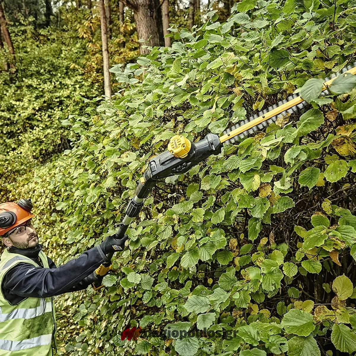 DeWalt DCMPH566P1 Brushless Ψαλίδι Μπορντούρας (Μπορντουροψάλιδο) Μπαταρίας XR 18V Li-Ion Με Μπαταρία 5.0Ah Σπαστό Επεκτεινόμενο