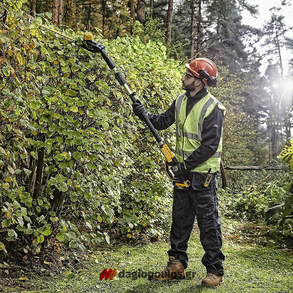 DeWalt DCMPH566P1 Brushless Ψαλίδι Μπορντούρας (Μπορντουροψάλιδο) Μπαταρίας XR 18V Li-Ion Με Μπαταρία 5.0Ah Σπαστό Επεκτεινόμενο