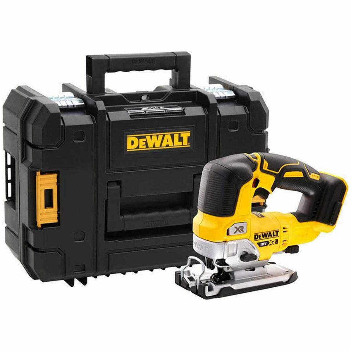DeWalt DCS334NT-XJ Brushless Σέγα Μπαταρίας XR 18V Li-Ion SOLO Με Βαλίτσα T-Stak