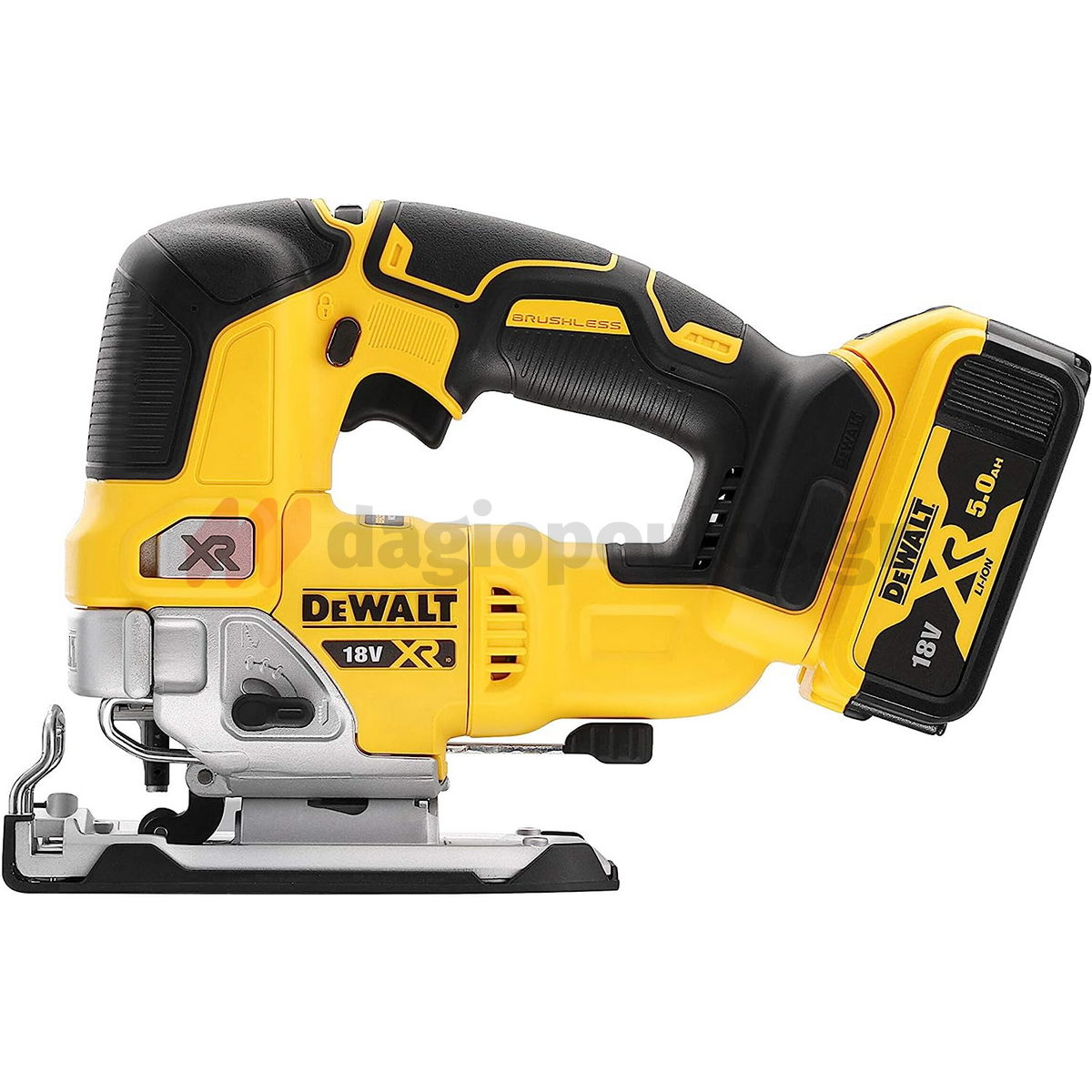 DeWalt DCS334NT-XJ Brushless Σέγα Μπαταρίας XR 18V Li-Ion SOLO Με Βαλίτσα T-Stak