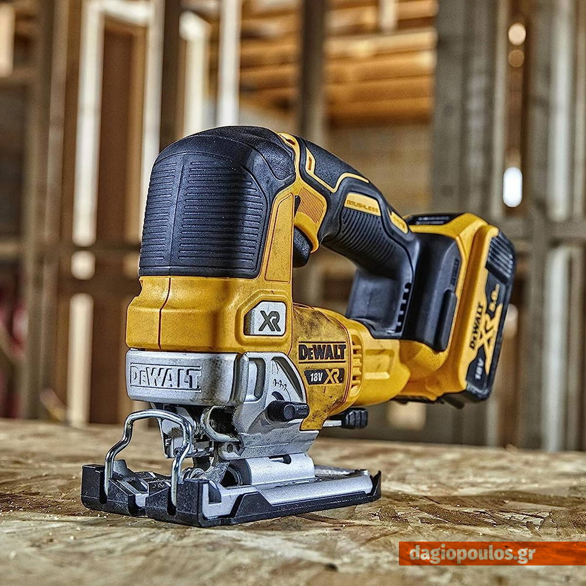 DeWalt DCS334P2-QW Brushless Σέγα Μπαταρίας XR 18V Li-Ion Με 2 Μπαταρίες 5.0Ah & Βαλίτσα T-Stak