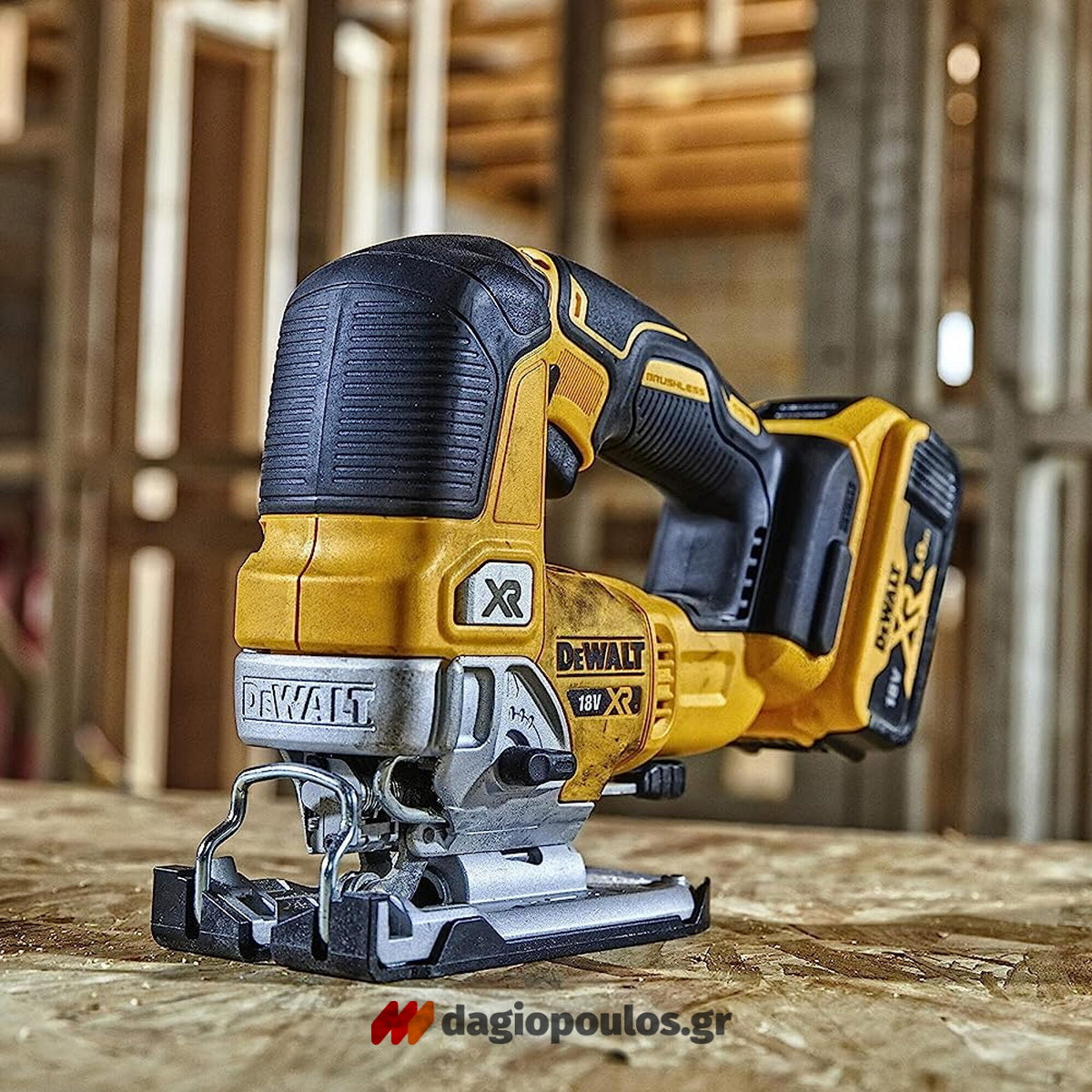 DeWalt DCS334NT-XJ Brushless Σέγα Μπαταρίας XR 18V Li-Ion SOLO Με Βαλίτσα T-Stak
