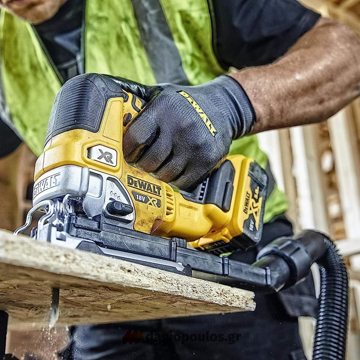 DeWalt DCS334NT-XJ Brushless Σέγα Μπαταρίας XR 18V Li-Ion SOLO Με Βαλίτσα T-Stak