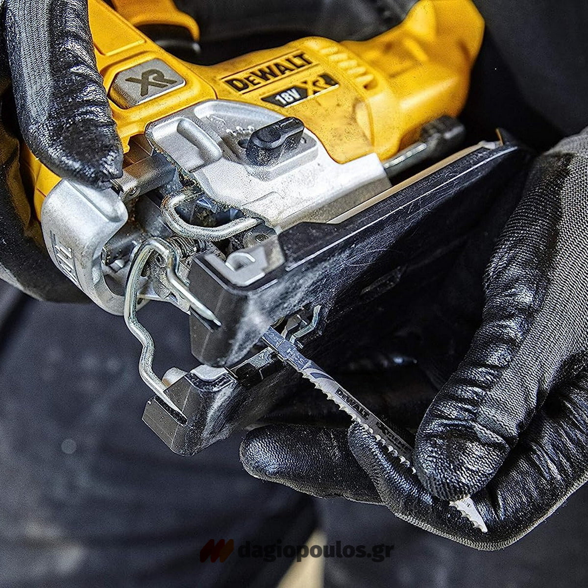 DeWalt DCS334NT-XJ Brushless Σέγα Μπαταρίας XR 18V Li-Ion SOLO Με Βαλίτσα T-Stak