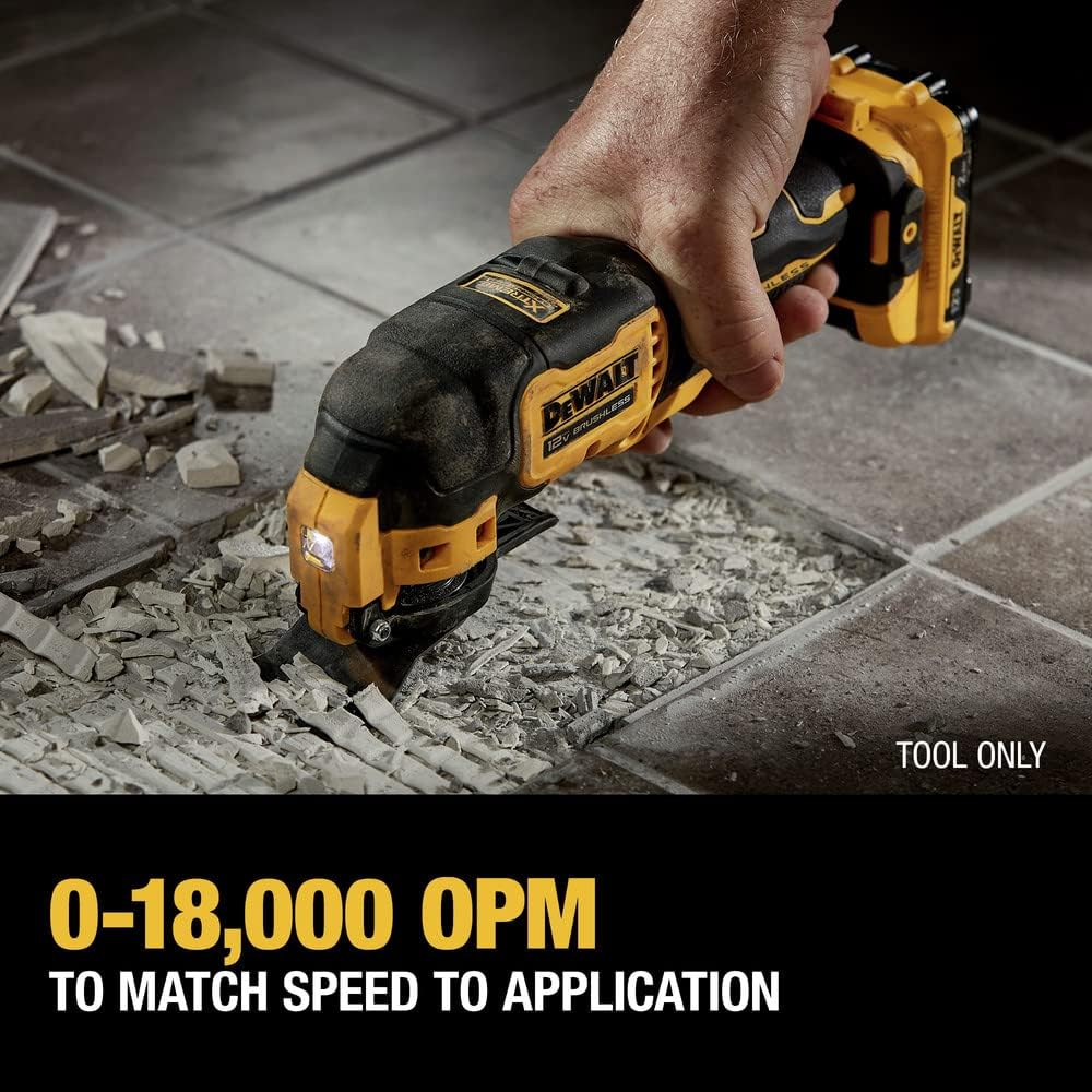 DeWalt DCS353NT-XJ Brushless Πολυεργαλείο Μπαταρίας 12V Li-Ion SOLO Με Εξαρτήματα & Βαλίτσα TStak