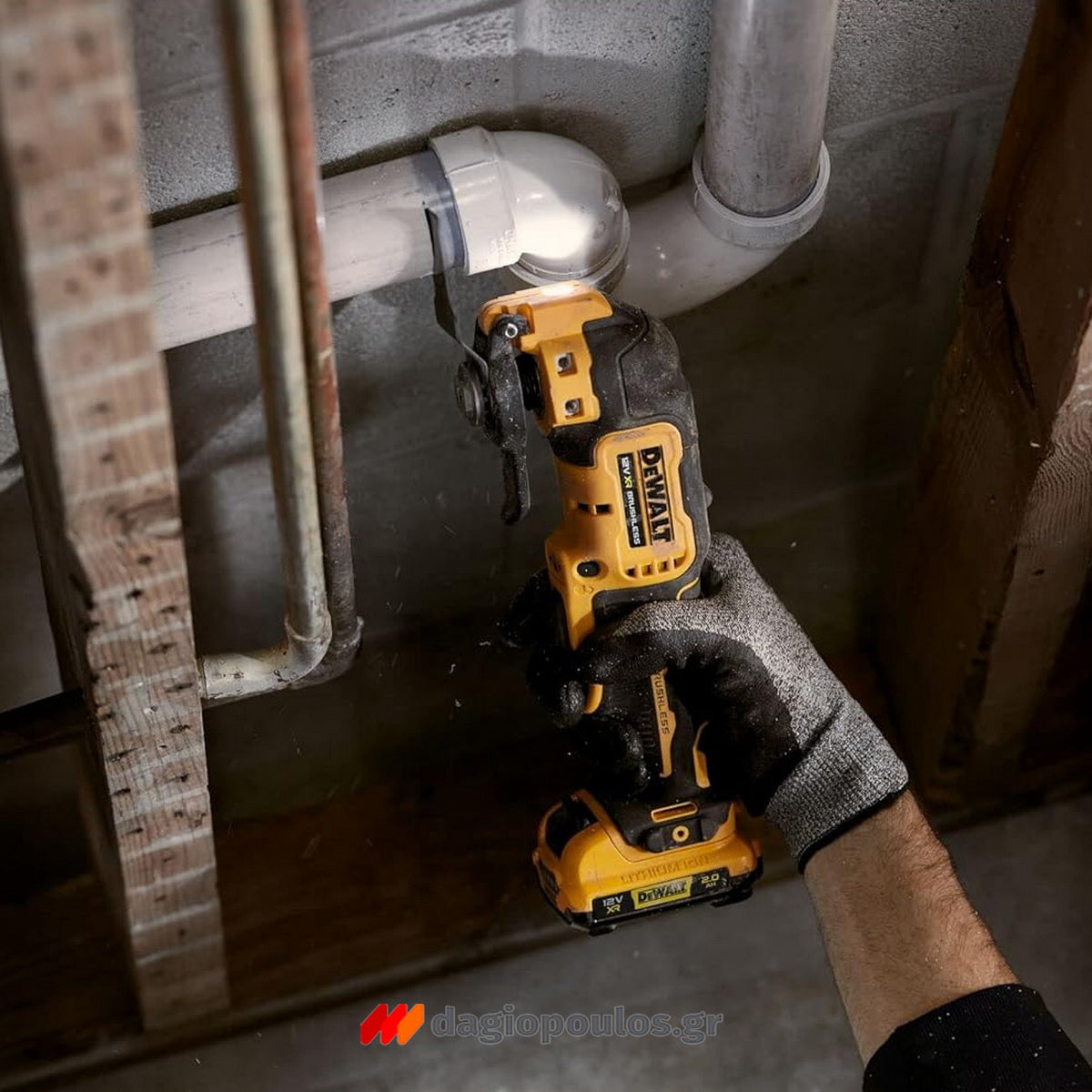 DeWalt DCS353NT-XJ Brushless Πολυεργαλείο Μπαταρίας 12V Li-Ion SOLO Με Εξαρτήματα & Βαλίτσα TStak