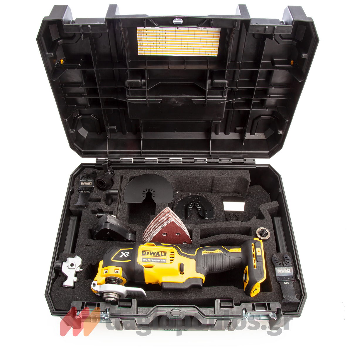 DeWalt DCS356N Brushless Πολυεργαλείο Μπαταρίας 18V Li-Ion SOLO Με Εξαρτήματα