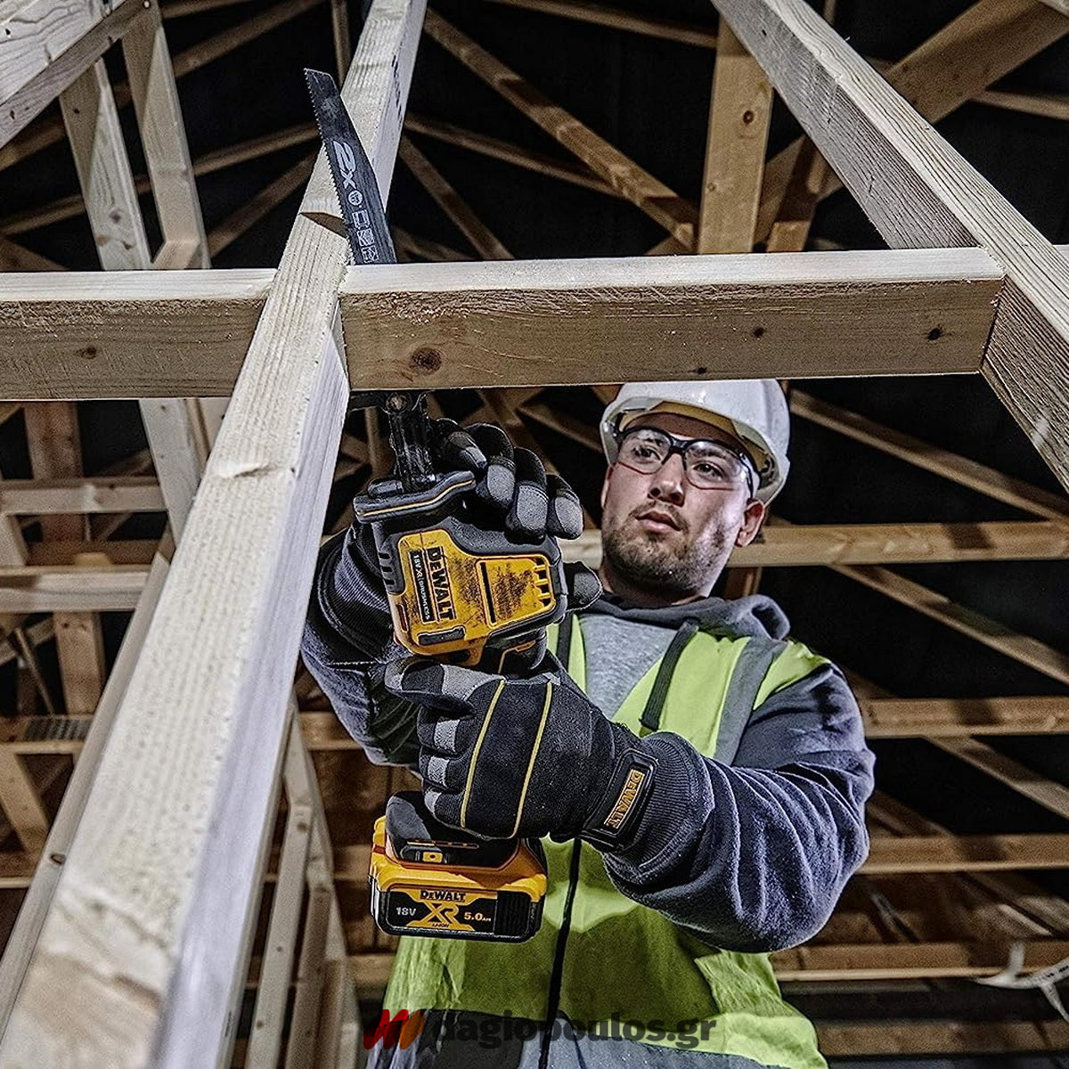 DeWalt DCS369N-XJ Brushless Σπαθοσέγα (Σεγάτσα) Μπαταρίας 18V Li-Ion SOLO