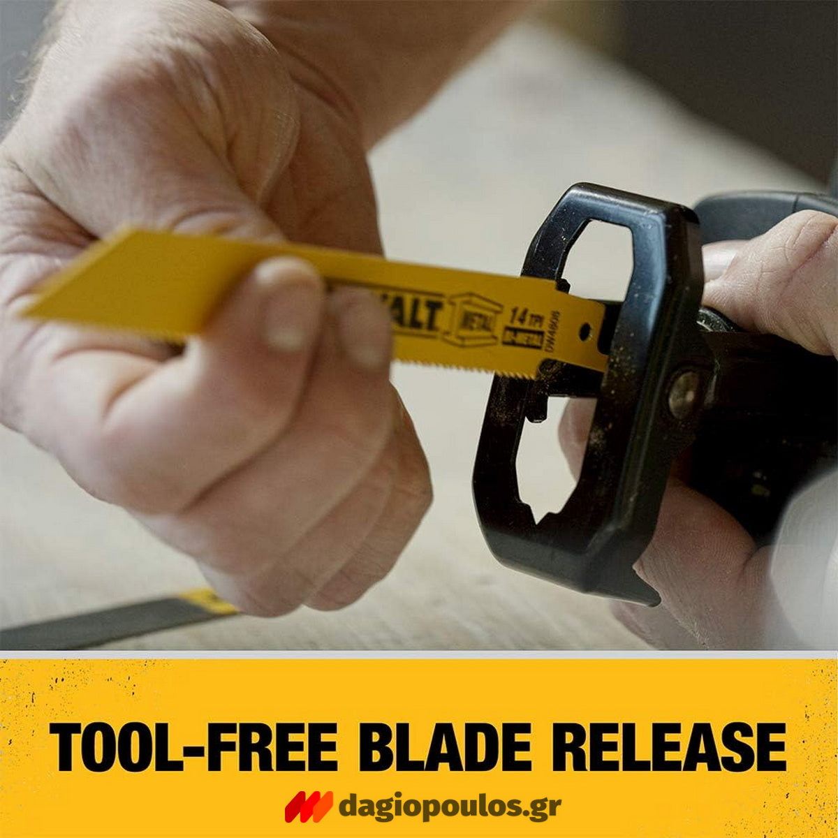 DeWalt DCS369N-XJ Brushless Σπαθοσέγα (Σεγάτσα) Μπαταρίας 18V Li-Ion SOLO