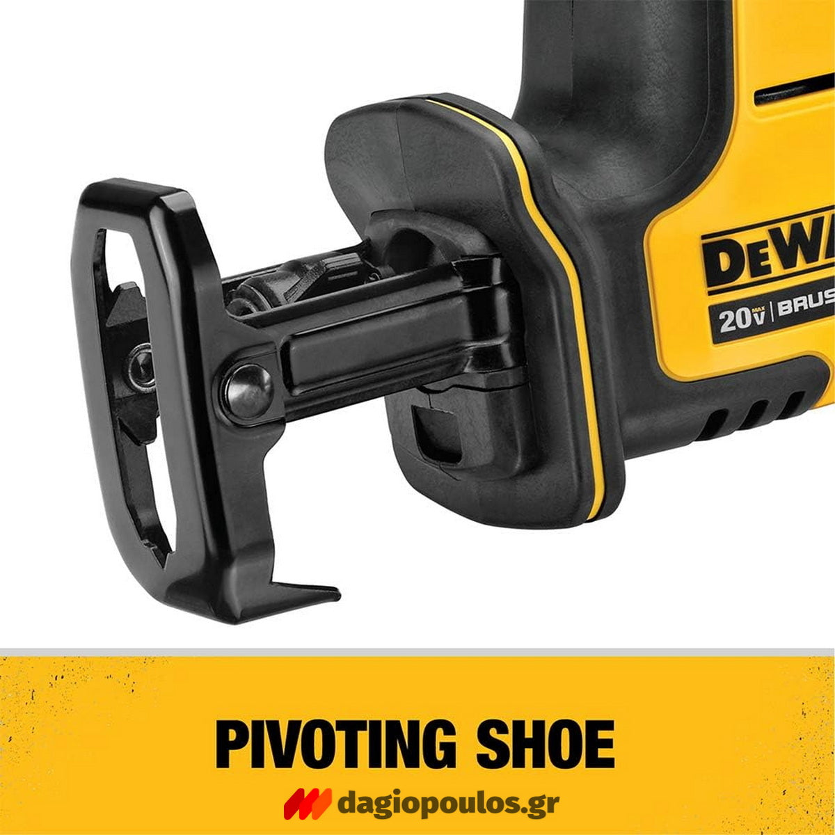 DeWalt DCS369N-XJ Brushless Σπαθοσέγα (Σεγάτσα) Μπαταρίας 18V Li-Ion SOLO
