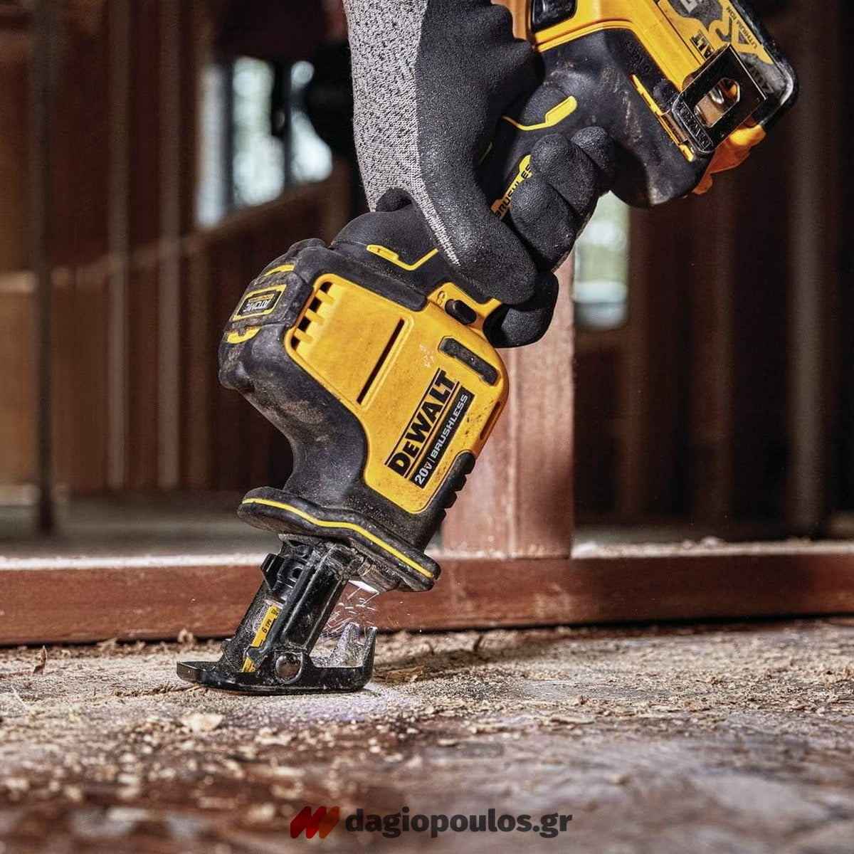 DeWalt DCS369N-XJ Brushless Σπαθοσέγα (Σεγάτσα) Μπαταρίας 18V Li-Ion SOLO