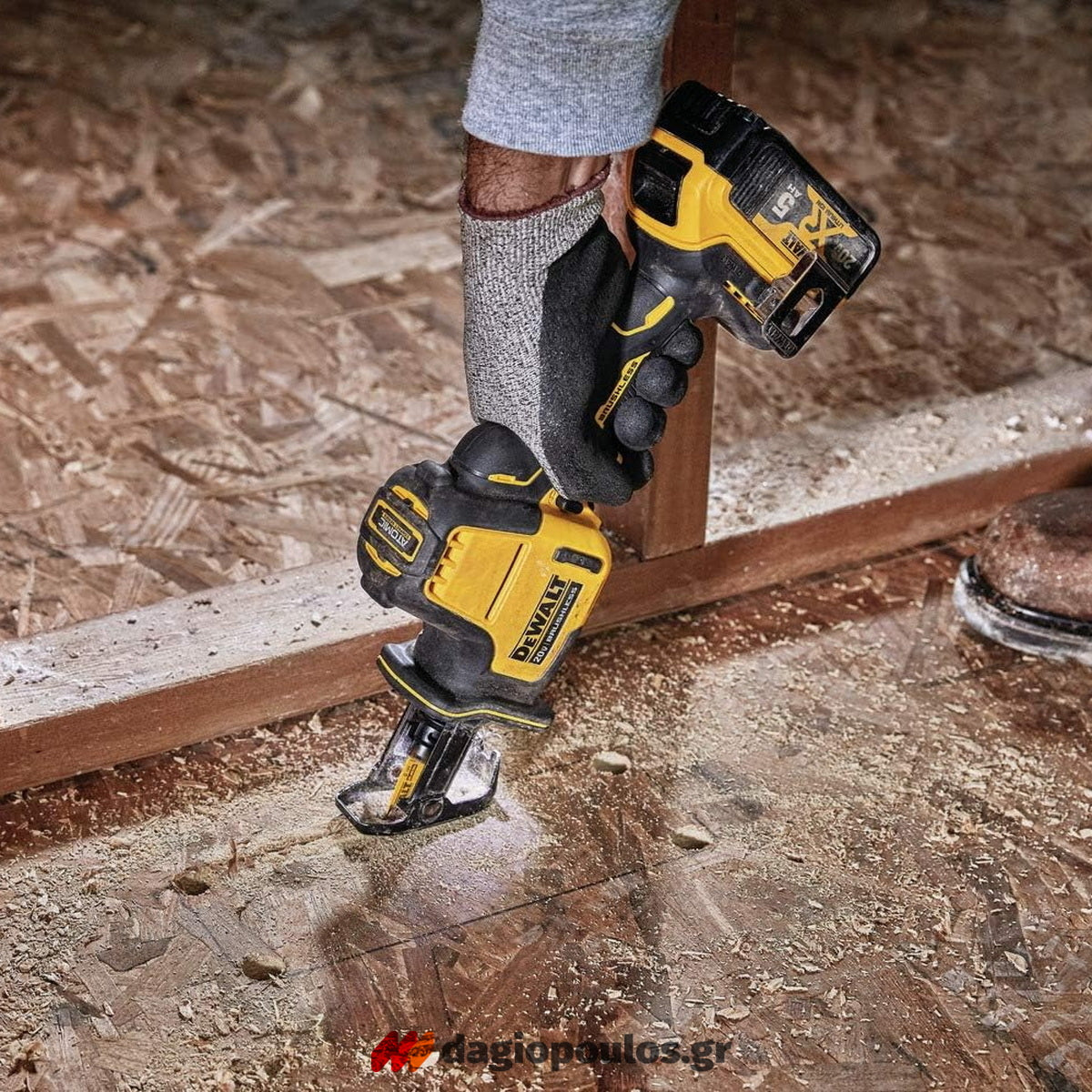 DeWalt DCS369N-XJ Brushless Σπαθοσέγα (Σεγάτσα) Μπαταρίας 18V Li-Ion SOLO