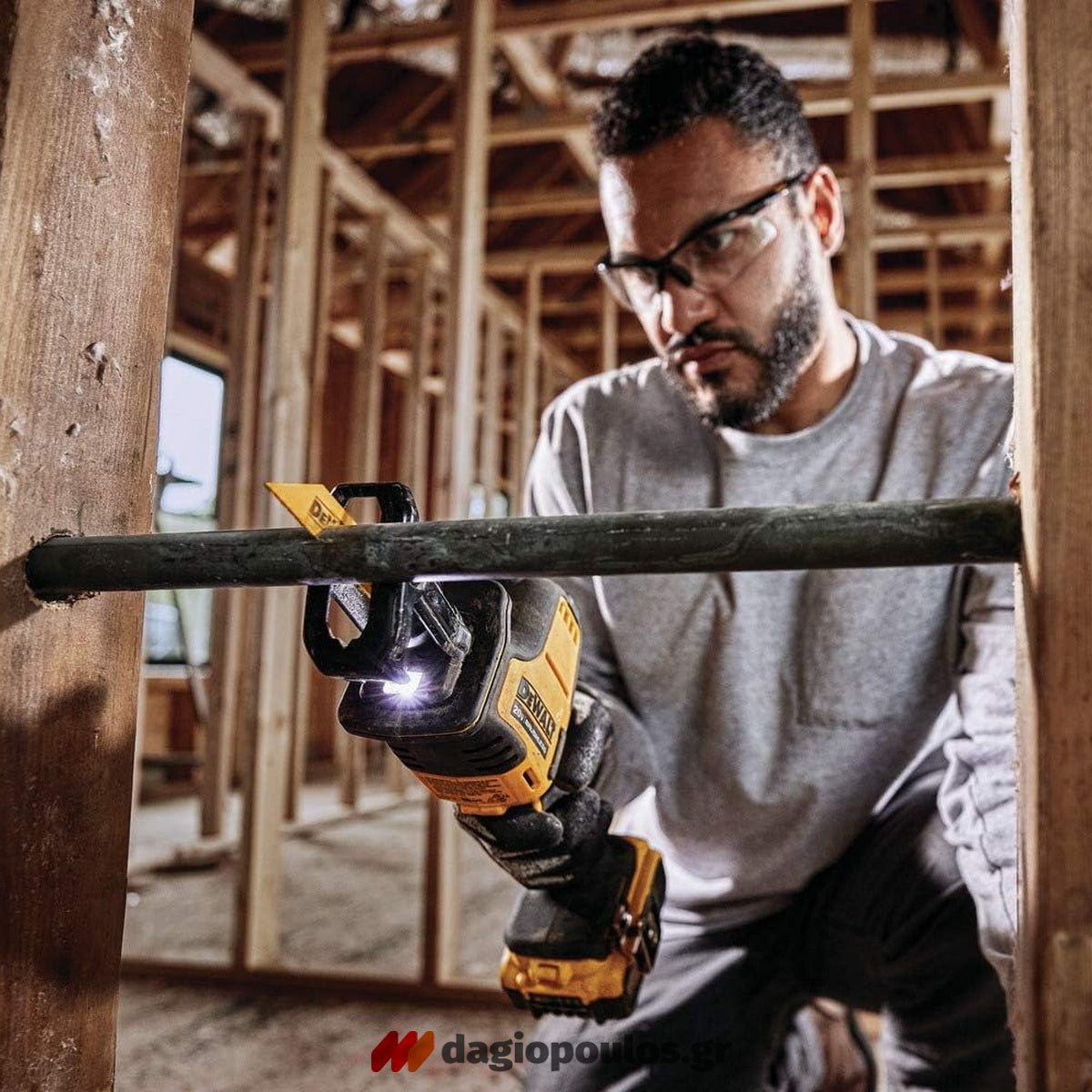 DeWalt DCS369N-XJ Brushless Σπαθοσέγα (Σεγάτσα) Μπαταρίας 18V Li-Ion SOLO