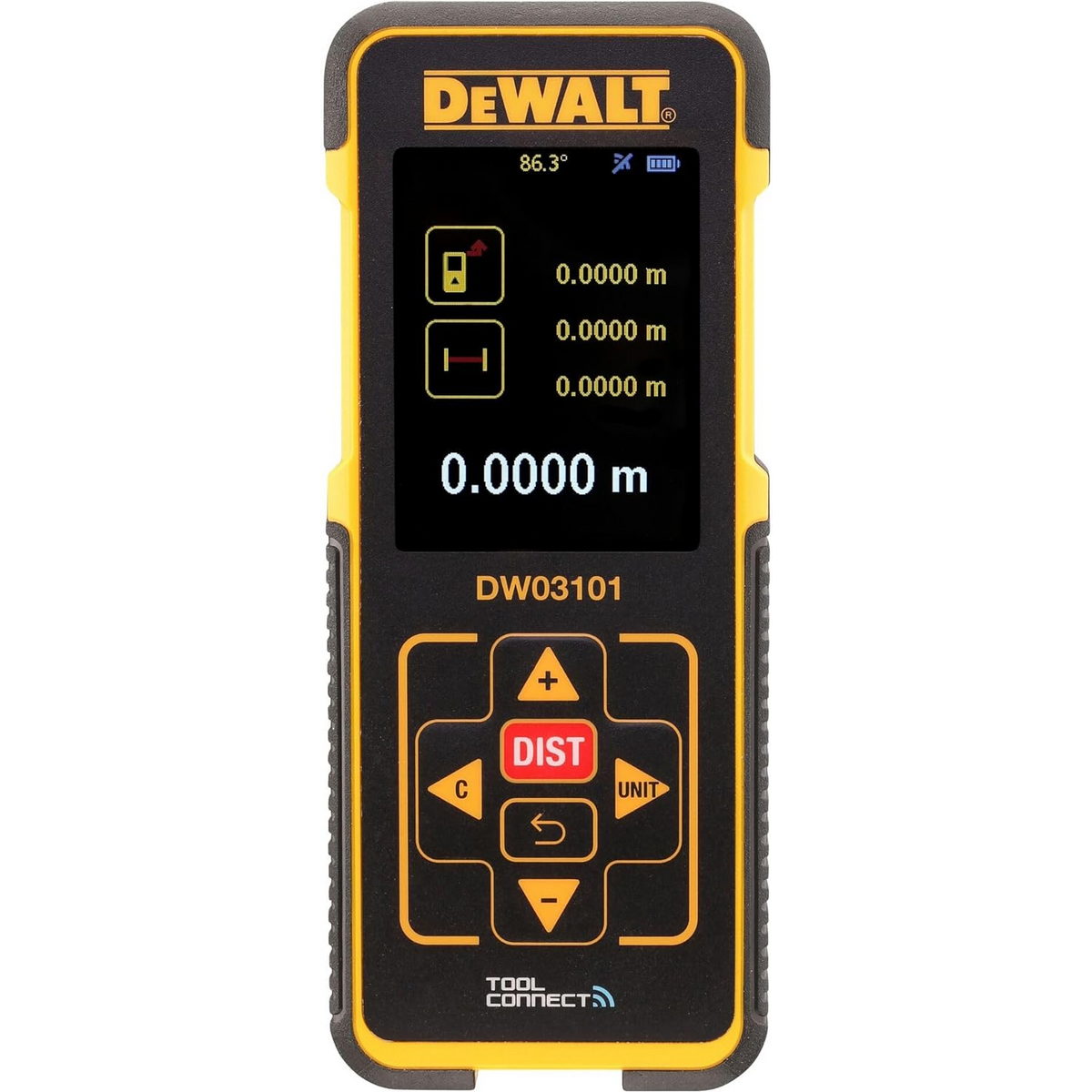 DeWalt DW03101-XJ Αποστασιόμετρο Laser Με Εμβέλεια 100m, Σύνδεση Bluetooth