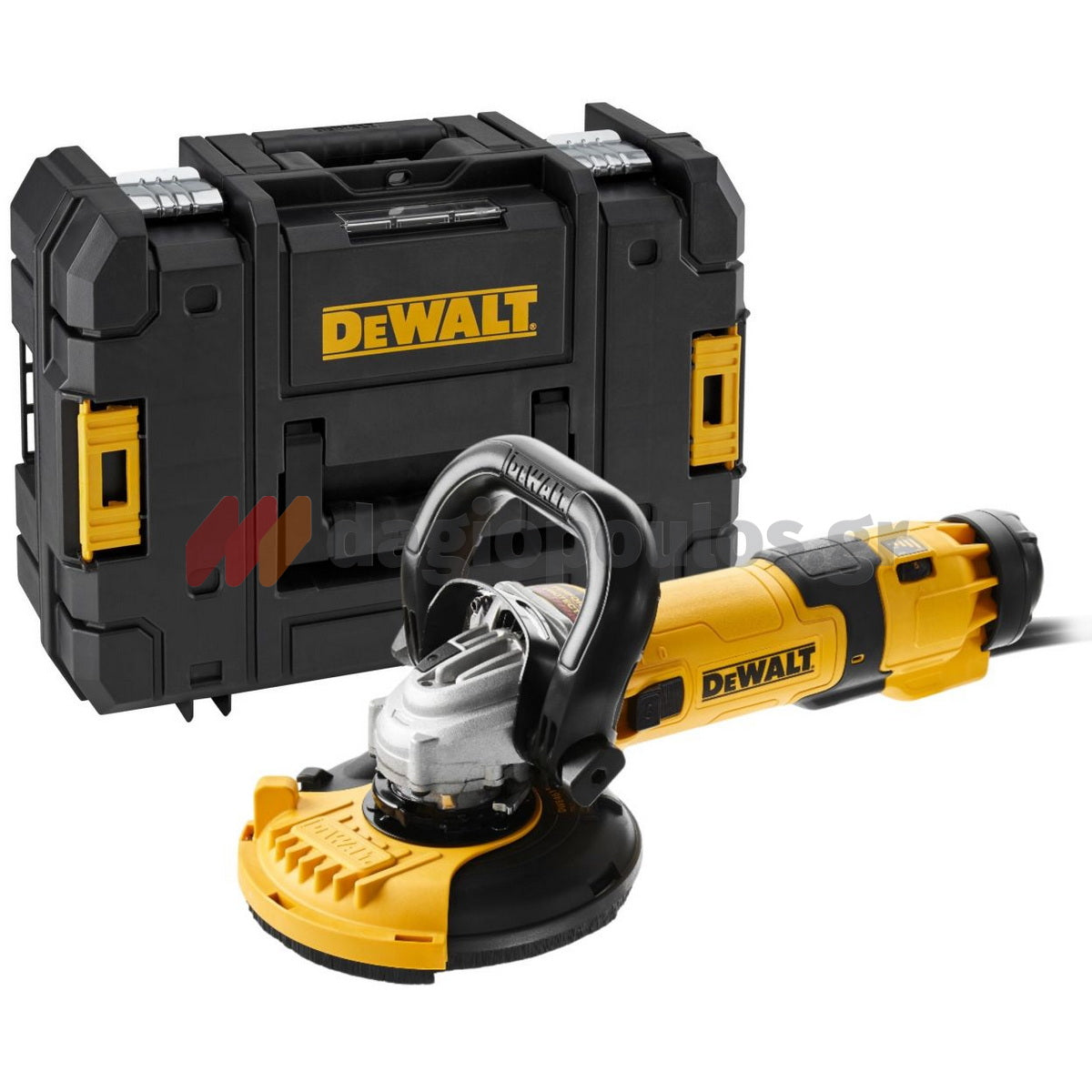 Dewalt DWE4257KT-QS Ηλεκτρικός Γωνιακός Τροχός 1500W 125mm Ρυθμιζόμενος