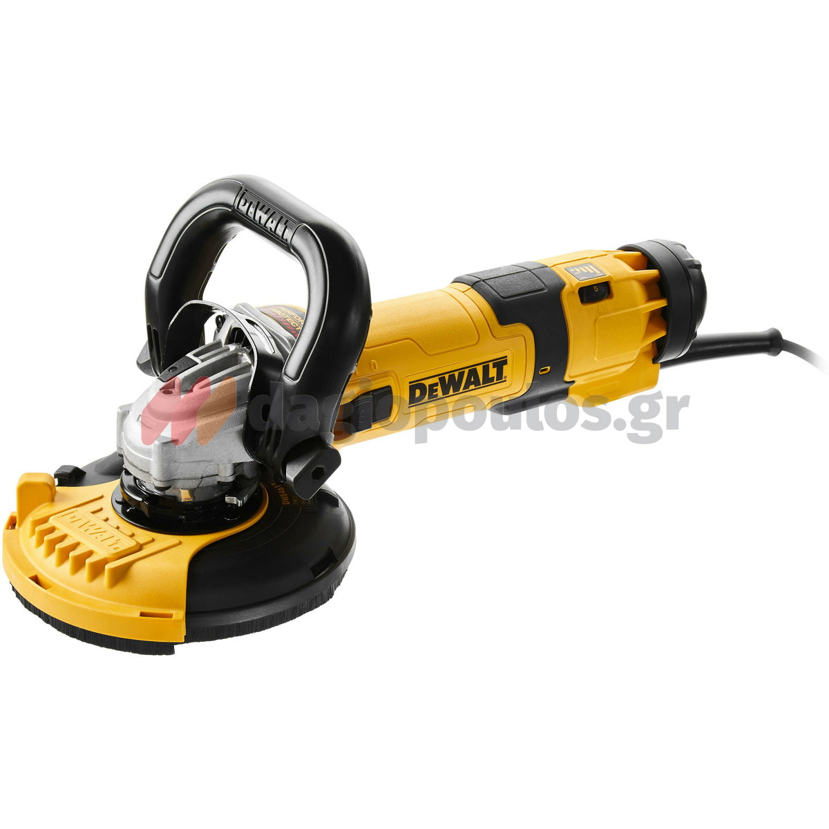 Dewalt DWE4257KT-QS Ηλεκτρικός Γωνιακός Τροχός 1500W 125mm Ρυθμιζόμενος