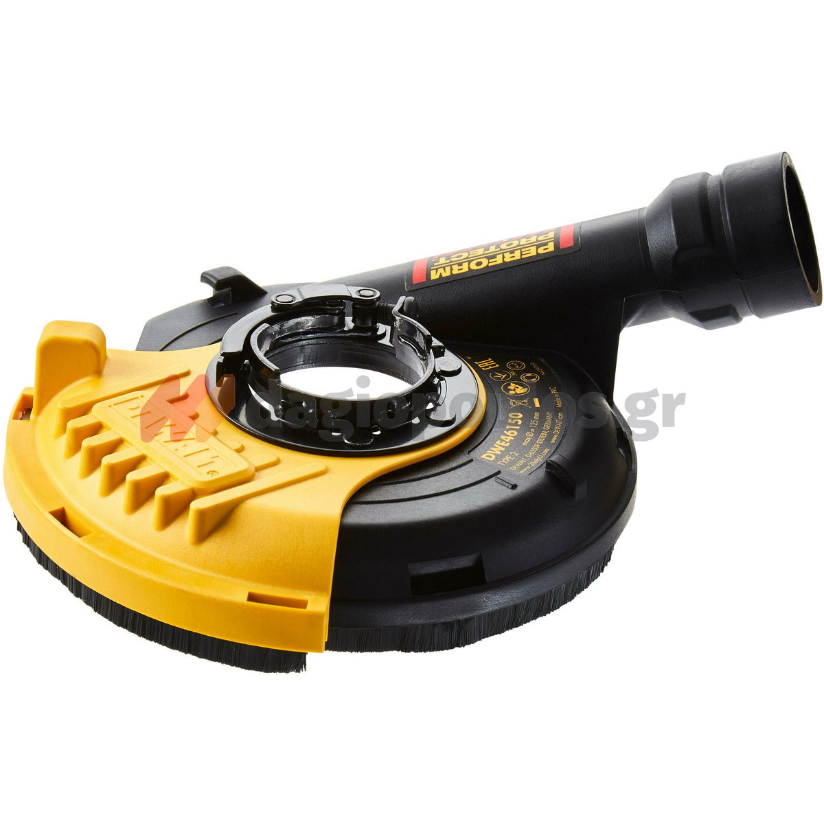 Dewalt DWE4257KT-QS Ηλεκτρικός Γωνιακός Τροχός 1500W 125mm Ρυθμιζόμενος