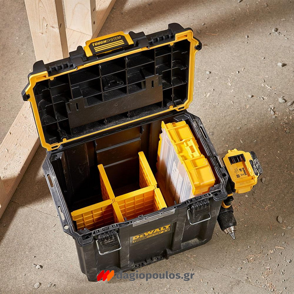 DeWalt DWST08035-1 Εργαλειοθήκη Μπαούλο 20Ltr Touch System 2.0
