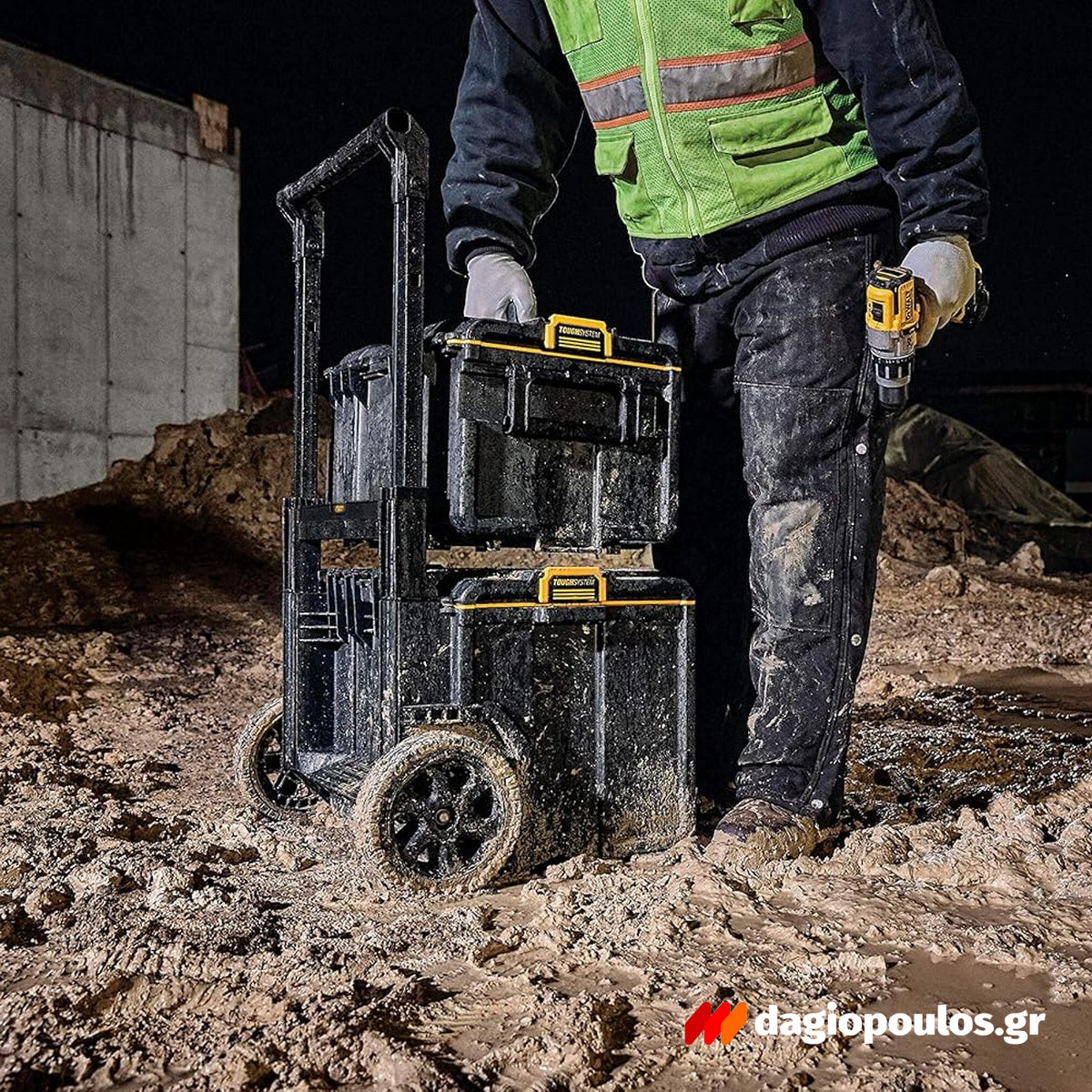 Dewalt DWST83295-1 Toughsystem 2.0 Τροχήλατο Μπαούλο Μεταφοράς & Αποθήκευσης Εργαλείων DS450